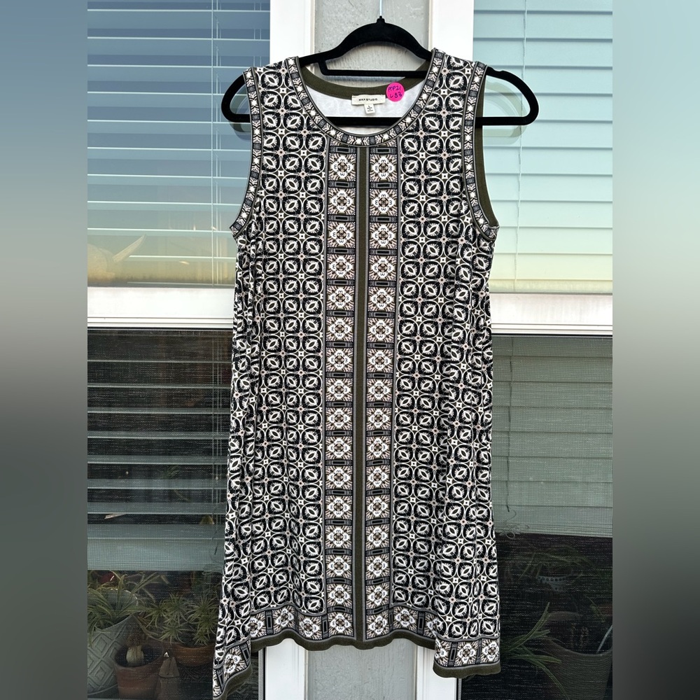 Max Studio Geometric Print Dress